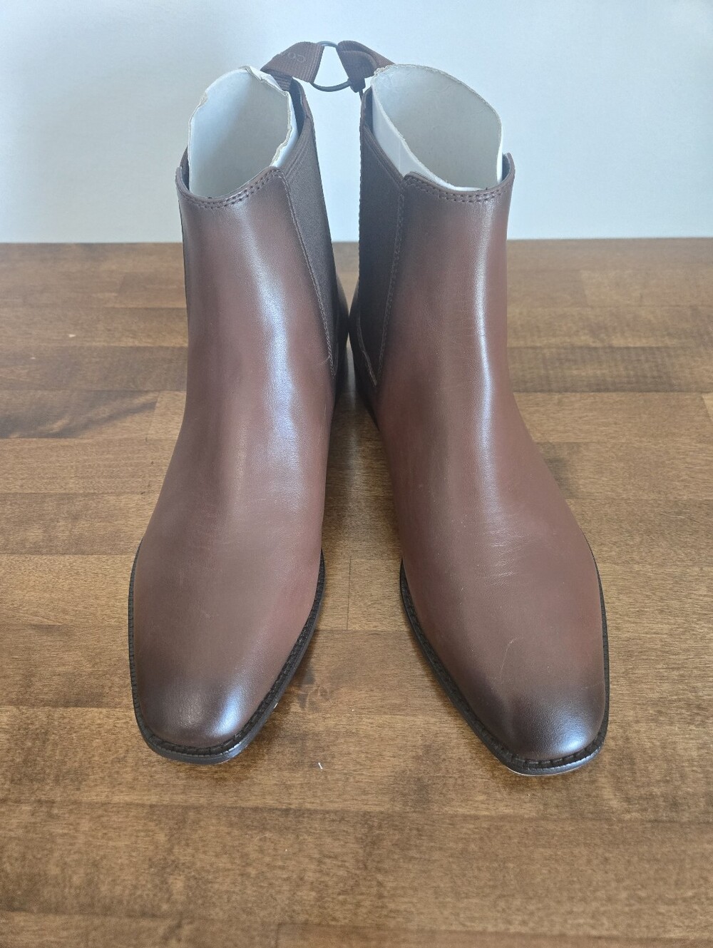 Coach Brown Leather Chelsea Ankle Boots Women's Size 7.5
